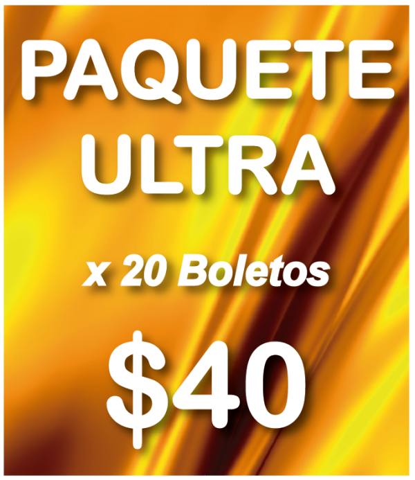 Paquete ULTRA de 20 boletos